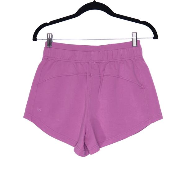 LULULEMON Inner Glow High-Rise Short 3" Velvet Dust Sweatshorts Women's 4 - Picture 2 of 8